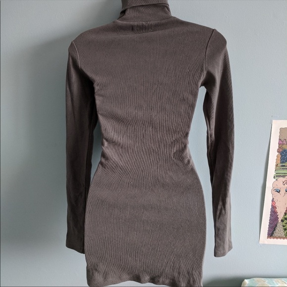 Oak + fort bodycon turtleneck dress - Picture 2 of 7